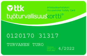 työturvallisuuskoulutus - työturvallisuuskortti työturvallisuuskoulutus - työturvallisuuskortti